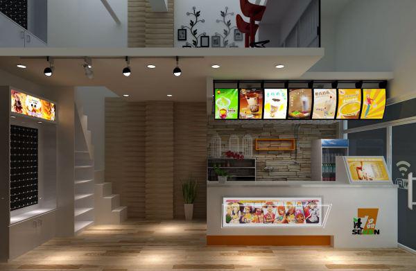 時尚與實用并重，最新奶茶裝修設計圖亮相！