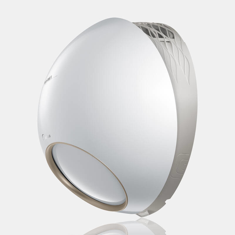 美的最新款圓球型空調,創新設計、學習成長與自信成就的體現