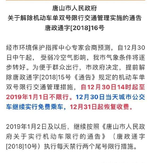 唐山最新限行政策解讀及其實施細節