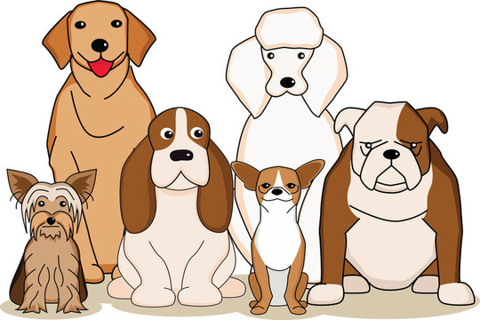 狗狗動漫圖片集錦，萌犬動畫瞬間??