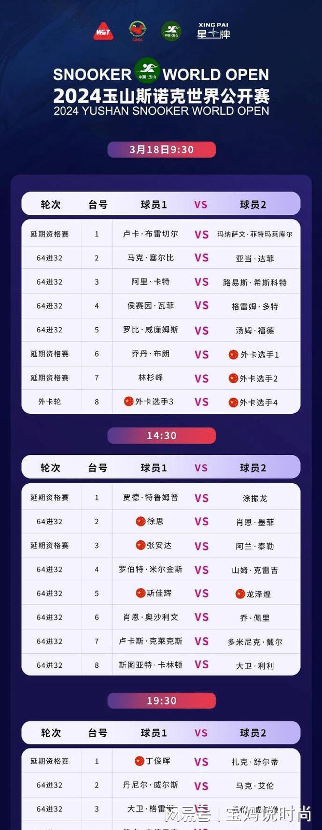 斯諾克最新賽事安排，矚目時代，影響深遠