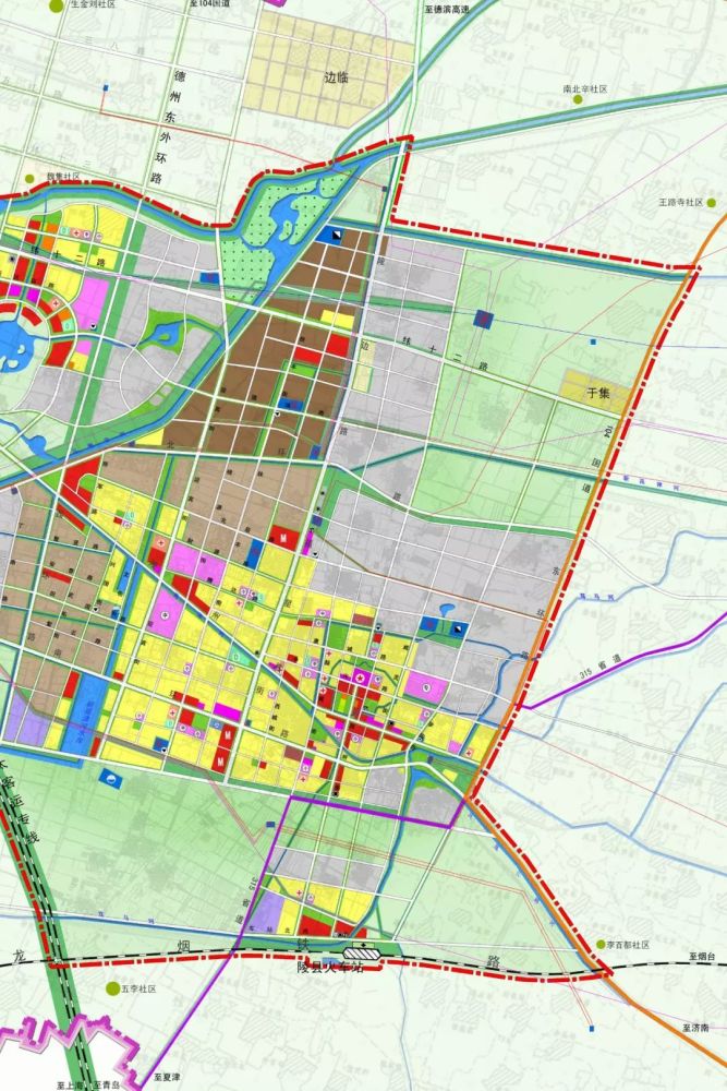 陵城區道路最新規劃圖公布，未來交通布局展望???