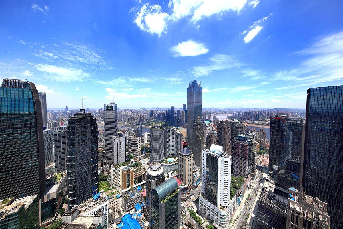 重慶華巖新城最新航拍,都市新貌驚艷絕倫??