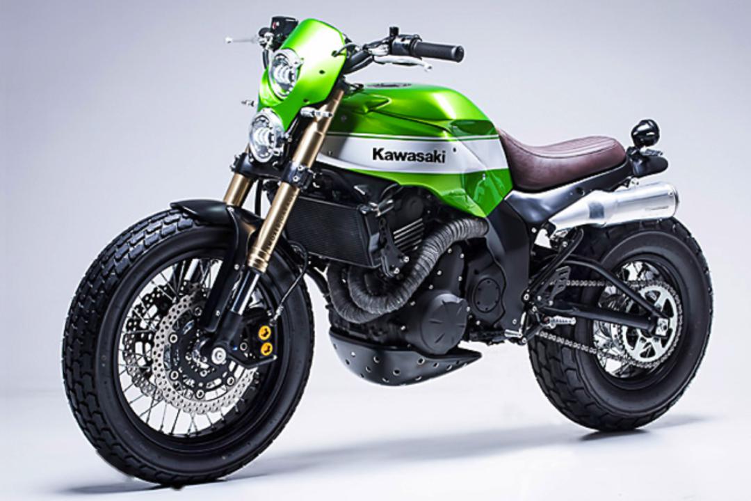 川崎最新款復(fù)古車型,自然美景的探險之旅