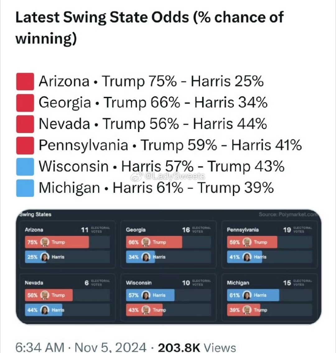 美大選最新投票結果,歷史性的選擇之戰