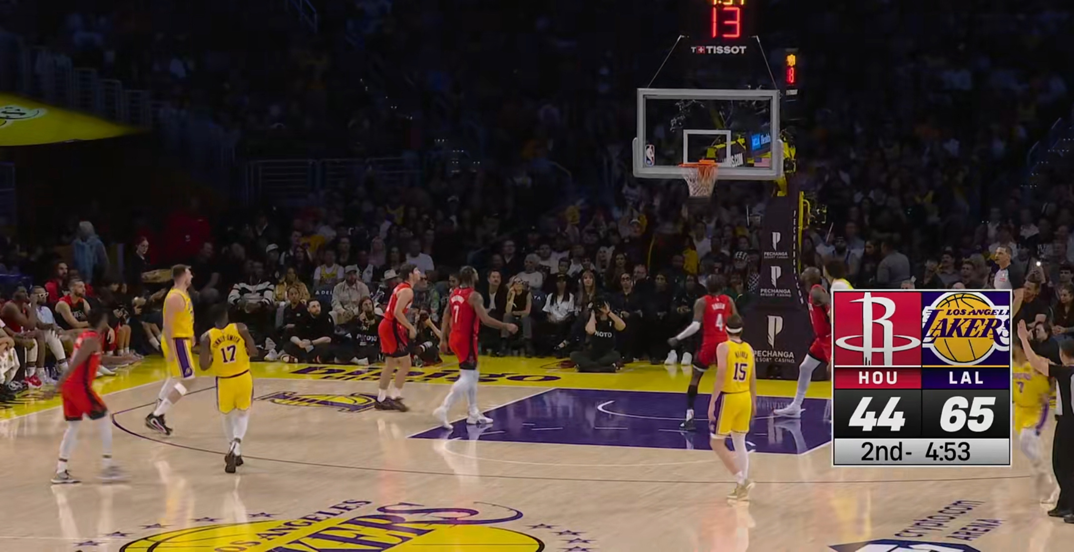 湖人隊與火箭的激烈對決,比賽錄像及觀看指南